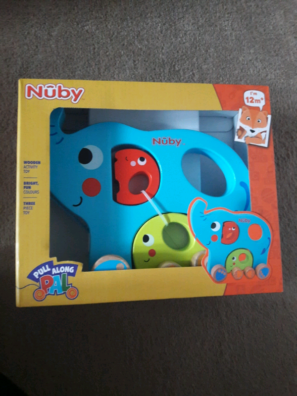 nuby pull along elephant